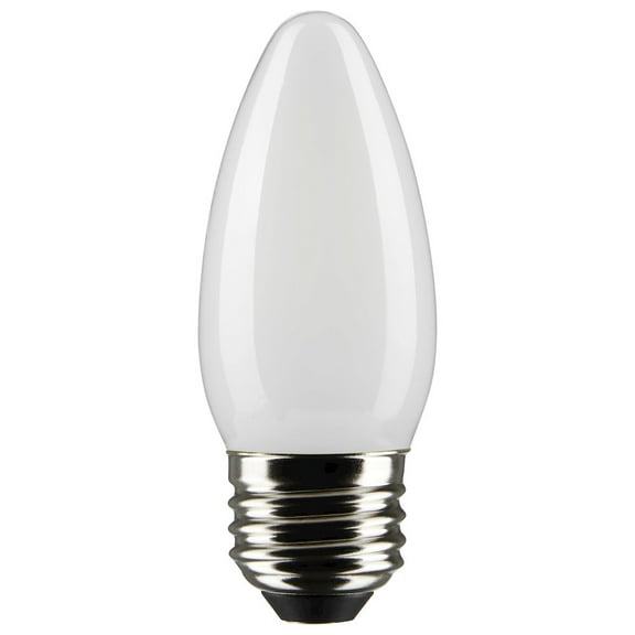 Satco 5.5w B11 LED 4000K Medium Base Frosted Dimmable - 60w equiv