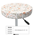 thumbnail image 2 of Uemuo Flower Rabbit Pattern Round Bar Stool Seat Covers Washable Stool Cushion Slipcover Elastic Bar Chair Covers-13 inch, 2 of 7