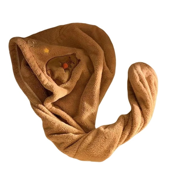 Giaone Capybara Absorbent Hair Towel Wrap, Microfiber Hair Towel for Quick Drying
