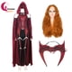 thumbnail image 2 of Disfraz de bruja de Wanda Maximoff para cosplay, disfraz de Scarlet, disfraz de Halloween, carnaval, máscara, disfraz de Halloween personalizado, 2 of 5