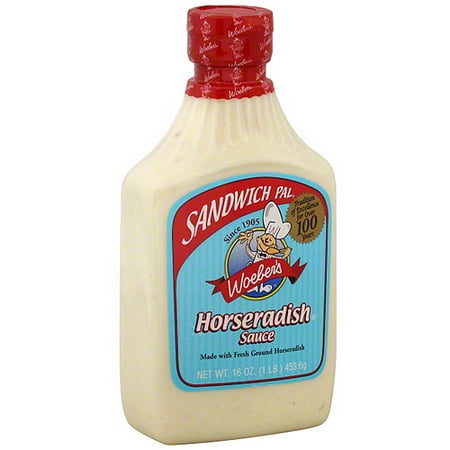 Sandwich Pal Horseradish Sauce, 16 oz (Pack of 6) (Best Store Bought Horseradish Sauce)