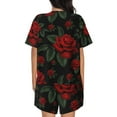 thumbnail image 3 of Xecao Roses print Swimsuit for women, Summer-ready, sporty style.Quick-dry fabric. Many sizes & colors., 3 of 9