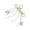 1, variant on Fashionable Flower Design Phone Charm Chain Beaded Strap Lanyard For Mobile Device Decoration And Practical Use