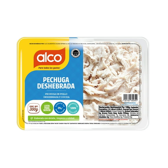 Deshebrada de pechuga de pollo 300 g