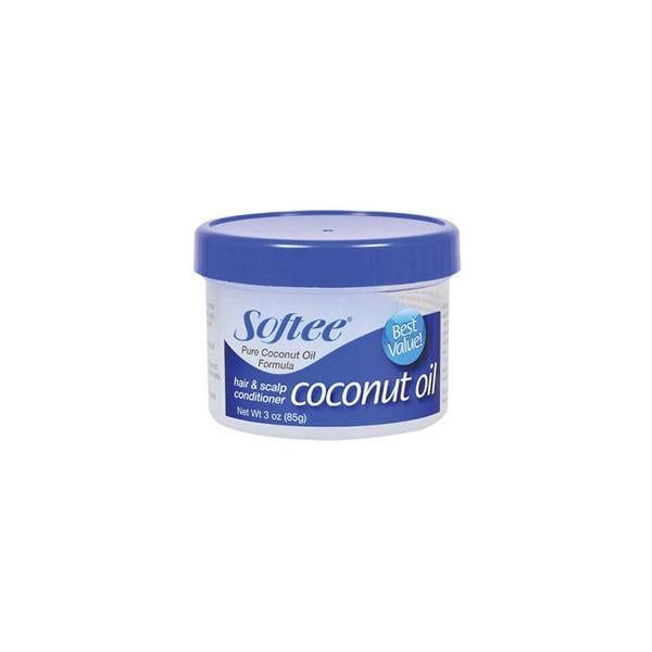 Softee Coconut Oil Hair & Scalp Conditioner 3 Oz