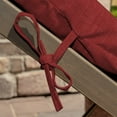 thumbnail image 4 of ARDEN Foam Outdoor Chaise Lounge Cushion, 21 x 72, made with ProFoam, Rain-proof, Fade Resistant, Ruby Red Leala, 4 of 9