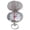 Silver, variant on Multifunction Camping Hiking Portable Pocket Watch Flip-Open Outdoor Navigation Tools - Gold Silver