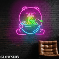 thumbnail image 4 of Glowneon Pig Ramen Neon Sign, Ramen Noodles Restaurant Led Wall Decor, 4 of 5