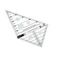 thumbnail image 1 of Regla de acolchado triangular de 90 grados YONGSHENG antideslizante transparente portátil 45 cm, 1 of 5