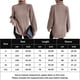 thumbnail image 2 of Suéter Suéter femenino Suéter Tops Suéter de punto de cuello alto suelto Cómodo traje de calle Cgtredaw Caqui M para Mujer, 2 of 7