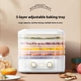 thumbnail image 3 of Digital Touch Control Home Freeze Dryer Machine, Multi-Layer Food Freeze Dryer for Fruits, Meats, Meals & Home Kitchen Use,White, 3 of 7