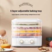 Digital Touch Control Home Freeze Dryer Machine, Multi-Layer Food Freeze Dryer for Fruits, Meats, Meals & Home Kitchen Use,White