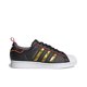thumbnail image 4 of Zapatillas de tabla ASAdidas Superstar CNY de corte bajo, cómodas y resistentes para deportes al aire libre, para mujer, en negro, dorado y rojo., 4 of 5