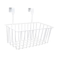 thumbnail image 6 of Wire Basket over Cabinet Door Organizer Basket for Laundry Pantry Dormitory White, 6 of 9