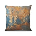 thumbnail image 2 of 16x16inches Burnt Orange Cushion Covers Throw Pillow Covers Set of 2 Decorative Taupe Abstract Art Square Pillow Covers Pillowcases for Sofa Couch Bedroom Living Room and Outdoor Home Décor, 2 of 7