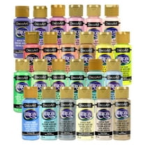 DecoArt 24-Color Pastel Perfection Acrylic Paint Kit for Crafts & Home Décor