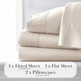 thumbnail image 3 of Stylish Pleated Hem 21-inch Extra Deep Pocket Comfortable Microfiber Sheet Set by Southshore Fine Linens, 3 of 10