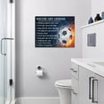 thumbnail image 6 of Soccer Wall Art Soccer Life Lessons Canvas Painting Prints Soccer Sport Inspirational Quotes Pictures Wall Decor Soccer Gifts for Boy Modern Artwork Home Decor for Boy''s Room Bedroom Office 16"x12", 6 of 6
