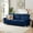 Blue, variant on 82" Modern Snowfleece Fabric 3-Seater Sofa, Comfy Upholstered Couch for Living Room Bedroom Office.Beige