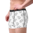 thumbnail image 3 of Wukai Turtle Print Men’s Underwear Breathable Boxer Briefs,&nbsp;Moisture Wicking & Breathable-, 3 of 7