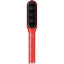 Multifunctional Hair Straightener Brush 2 in 1 Heating Hair Hot Comb Brush Anti-Scald Iron Straightening Brush Styler Tools