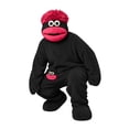 thumbnail image 5 of Faraee Kids Adults Funny Big Mouth Monster Footed Onesie Soft Plush Cartoon Jumpsuit with Shoes Silly Fleece Hooded Halloween Outfit, 5 of 6