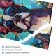 thumbnail image 2 of Puzzle Novgift Boston Terrier, 1000 piezas, arte de madera, 2 of 7