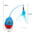 thumbnail image 4 of Pet Toy Interactive Tumbler Cat Feather Toy Cat Teaser Toy Cat Training Toy, 4 of 6