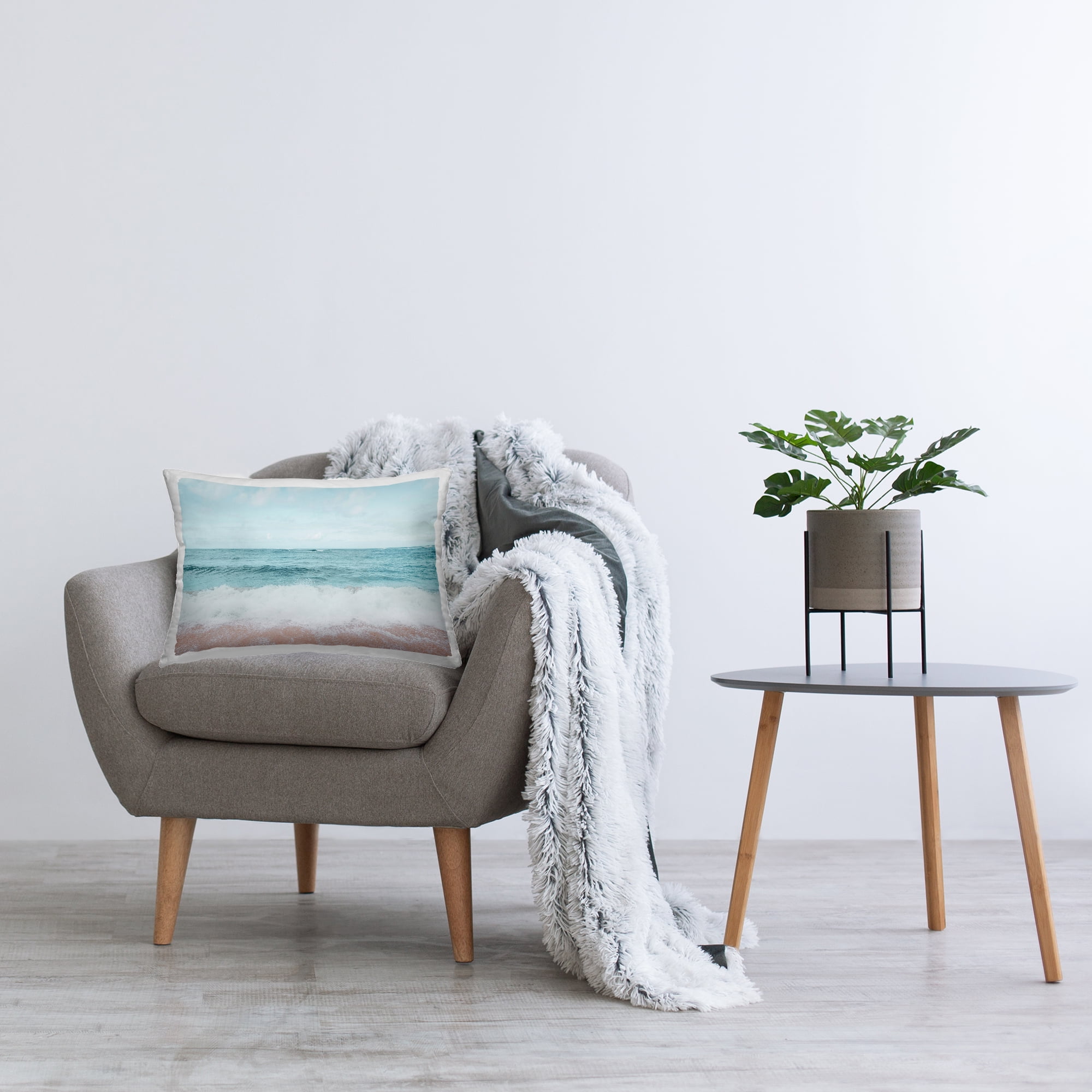 Stupell Industries Centric Beach Foam Decorative Printed Throw Pillow Design by Elena Chukhlebova.