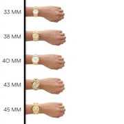 Michael Kors by Michael Kors Womens Lexington Stainless Steel Bracelet Wristwatch, Navy and Gold