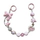 thumbnail image 3 of Llavero de cuentas para mujer, colgante decorativo, adorno colgante, cuentas con dijes Rosa, 3 of 7