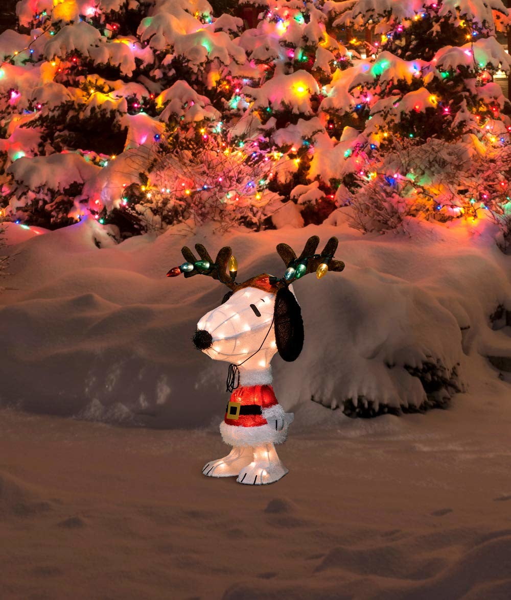 スヌーピーサンタ　イルミネーション スヌーピー クリスマス イルミネーション