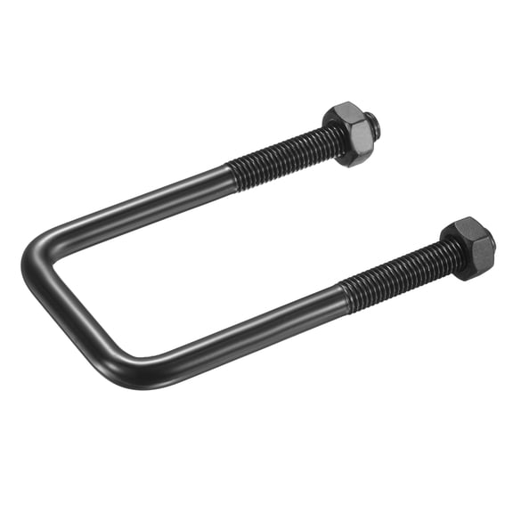 1 Set M1 Square U-Bolts, 50mm Width 120mm Length 304 Stainless Steel with Nuts