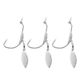 thumbnail image 2 of Juego de 3 anzuelos lastrados con resorte y pasador centrador para señuelos de natación. 04 de plata (7.2 g), 2 of 8
