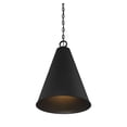 thumbnail image 5 of Trade Winds Lighting 1-Light Pendant Light In Matte Black, 5 of 6
