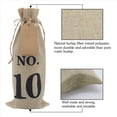 thumbnail image 3 of 20 Piezas Bolsa de Vino de Arpillera con Etiqueta para de Vino una Ciega, Bolsa de Regalo de Botella de Vidrio de Tela Arpillera Numerada para Decoración Fiesta Boda Navidad, 3 of 5