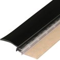 thumbnail image 2 of Restroom Privacy Covers, Black, 2-1/8" x 58", Rigid Plastic and Flexible Vinyl Restroom Stall Gap Filler, Self-Adhesive - Sets of 2, 2 of 6