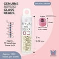 thumbnail image 3 of Miyuki Delica Seed Beads – Size 11/0 (1.6 mm), DB0335, Matte Galv. Silver, 7.2 g, Approx. 1440 Beads, 3 of 7