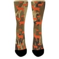 thumbnail image 4 of ThisWear Hunting Gift Set Life Is Better Deer Hunter Socks Camouflage Crew Socks 2-Pairs Novelty Crew Socks, 4 of 5