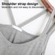 thumbnail image 3 of Camiseta sin mangas plisada sexy con cuello en V y corte holgado para mujer con talla grande, 3 of 6
