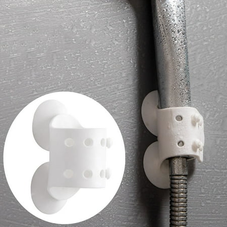 

WMYBD Showerheads Bathroom Shower Head Holder Movable Bracket Suction Cup Hook 10Pcs Gifts