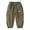 A-Green168, variant on JAJAHO Boys Cargo Jogger Pants For Kids 4-10Y Elastic Waist Baggy Streetwear Multi Pockets Ankle-Tied Trousers