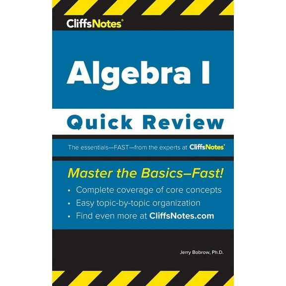 Quick Review CliffsNotes Algebra I: Quick Review, (Paperback)