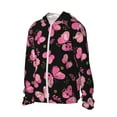 thumbnail image 2 of Easygdp Girl Butterfly Lightweight Long Sleeve Sun Shirt Sports long-Sleeved Sun Protective Clothing, Quick Drying Breathable - X-Large, 2 of 9