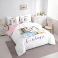 thumbnail image 2 of Metsweet Watercolor Magic Horse King Bedding 7pcs, Dreamy Princess Unicorn King Bed in a Bag, Blue White,Pink Reversible, 2 of 6