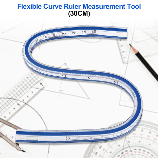 Garosa Outil de Mesure de Courbe Flexible pour Dessiner Peinture Graphique et Design de Vêtements, Règle, Règle de Mesure