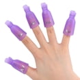 thumbnail image 5 of Juego de clips para quitar esmalte de uñas, tapa de gel para decoración de uñas, clip para remojar, manicura UV, herramienta para envolver uñas acrílicas, transparente, 5 of 5