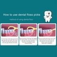thumbnail image 4 of QARUN 2026 New 30 Count Individually Wrapped Dental Floss Picks - 4 Kinds of Fruit Flavor - Oral Care Flossers for Adults and Kids for Home,Travel,School, 4 of 6