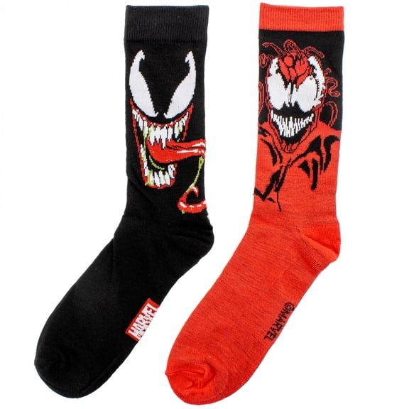Venom and Carnage Crew Socks 2-Pair Pack