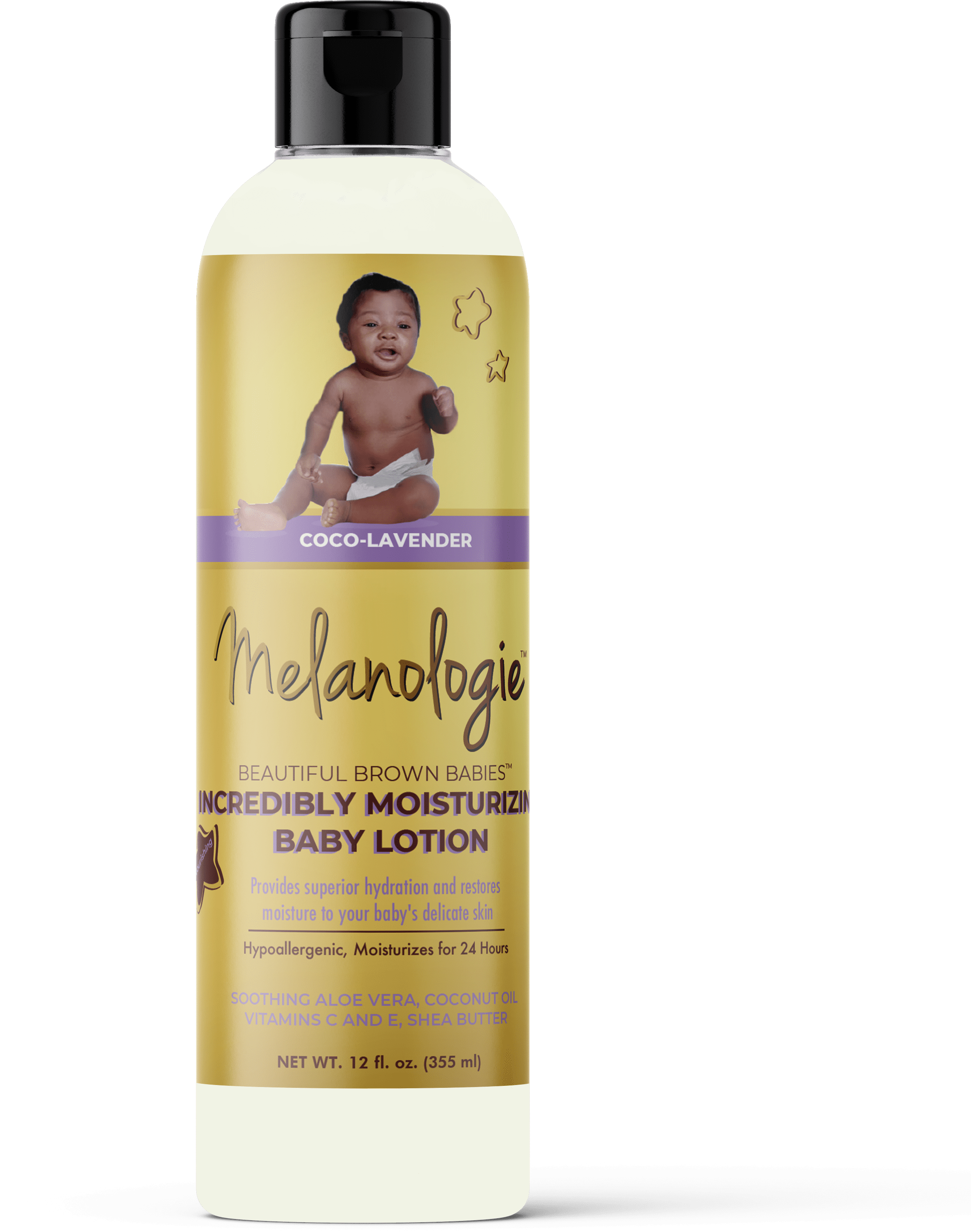 Melanologie Beautiful Brown Babies Moisturizer - Coco-Lavender